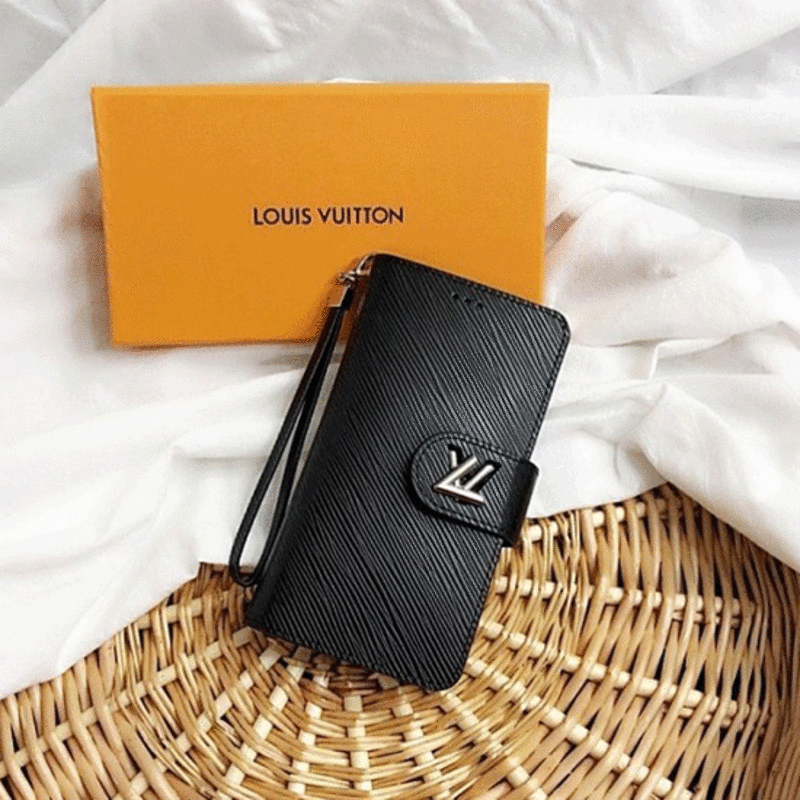 블랙 루이 트위스트 에삐 카드 지갑 분리형 핸드폰 케이스